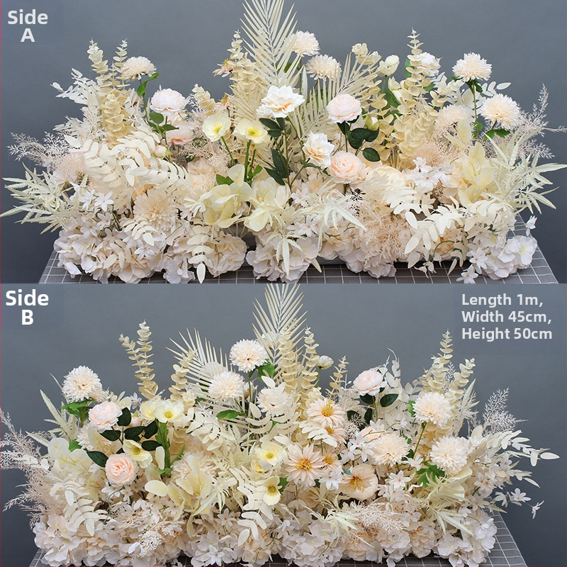 Automobilio pristatymo ceremonijos lango vestuvių dekoravimo stilius Dirbtinių gėlių dekoravimas Netikros gėlės 4s Parduotuvės pasveikinimas Kt prekės ženklo romėnų kolonų dekoravimas