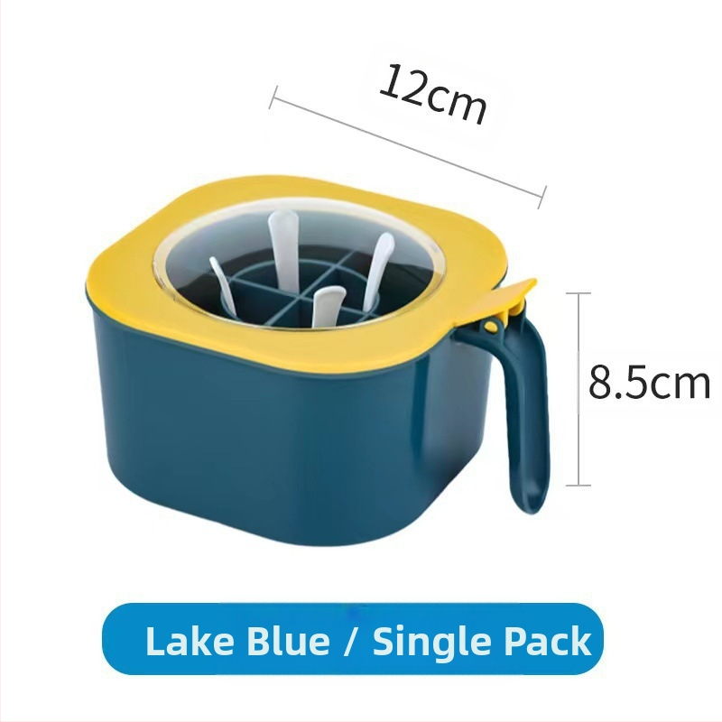 Internet Celebrant többfunkciós fűszerdoboz konyhai háztartási kombinált készlet egyemeletes, többrácsos, lezárt, nedvességálló fűszeres üveg kanállal