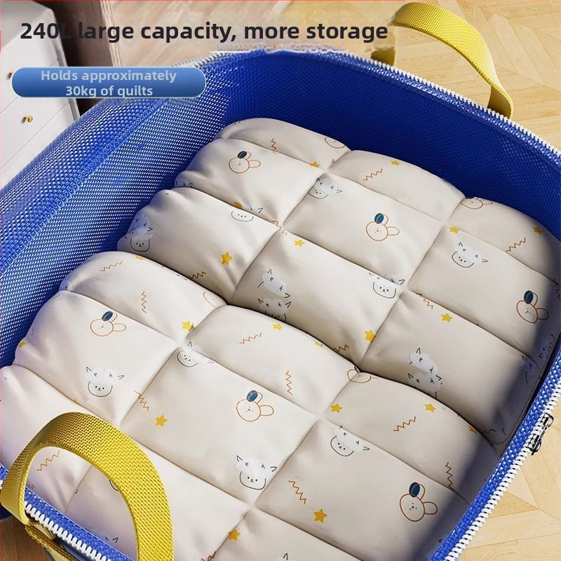 Чанта за преместване с голям капацитет, кутия за сортиране, картонена тъкана чанта за съхранение на багаж от змийска кожа, експресна сортировка, чанта тон тон тон