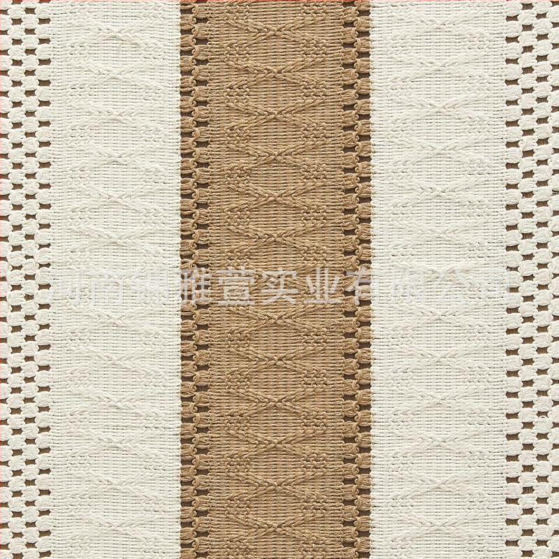 Amazon флаг за маса, памучни и ленени райета, шиене на двуцветен тъкан пискюл, нищо пасторално, производители на покривки за маса, доставка