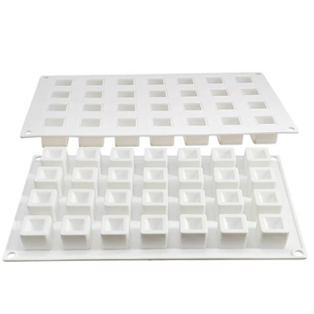 28 soonega ruudukujuline koogimousse vorm, suure soonega silikoonist šokolaadivorm, isetegemise prantsuse küpsetamise tööriist