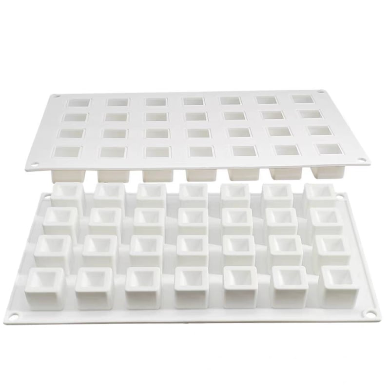 28 soonega ruudukujuline koogimousse vorm, suure soonega silikoonist šokolaadivorm, isetegemise prantsuse küpsetamise tööriist