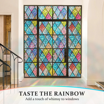 Piiriülene kuummüük 3D värviline laserklaasist kile tualettruumi vannitoale läbipaistev läbipaistmatu piilumisvastane klaasist kleebis