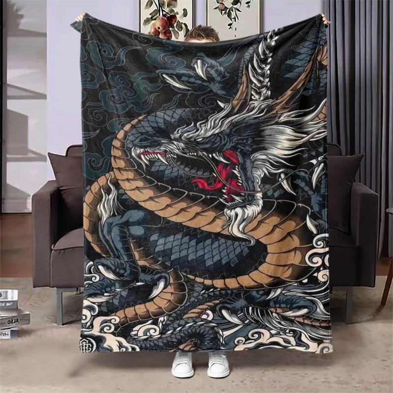 Kiaulės žmogaus madingas raštuotas flanelinis antklodė svetainės antklodė miegamojo antklodė oro kondicionieriaus antklodė miela nešiojama antklodė