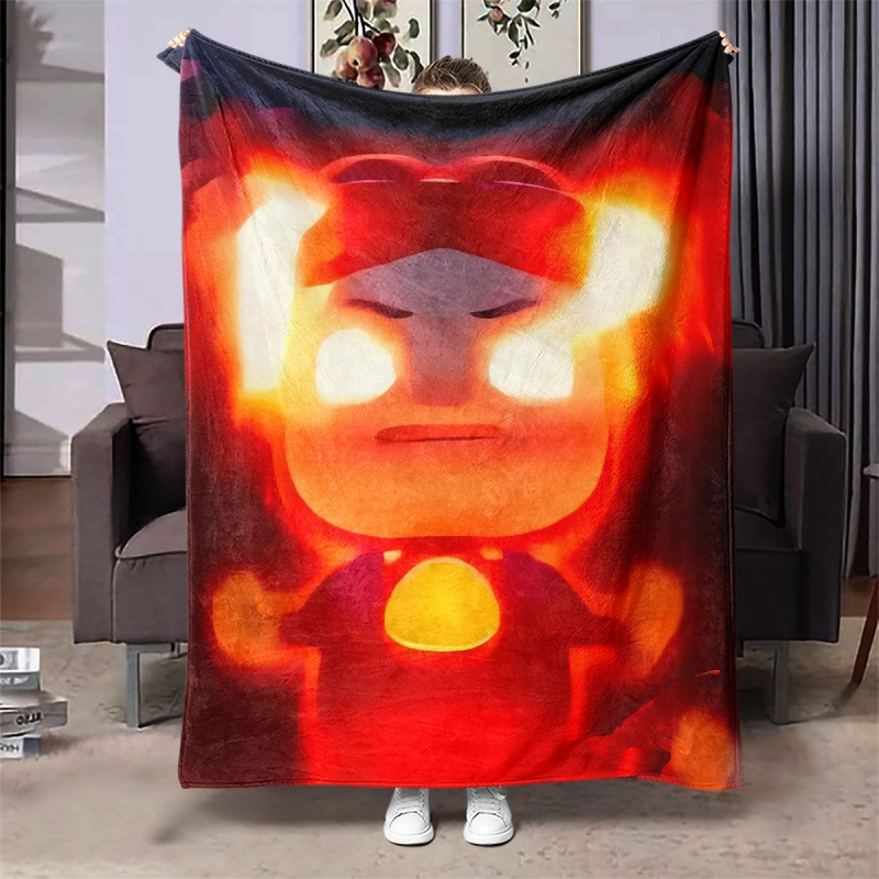 Kiaulės žmogaus madingas raštuotas flanelinis antklodė svetainės antklodė miegamojo antklodė oro kondicionieriaus antklodė miela nešiojama antklodė