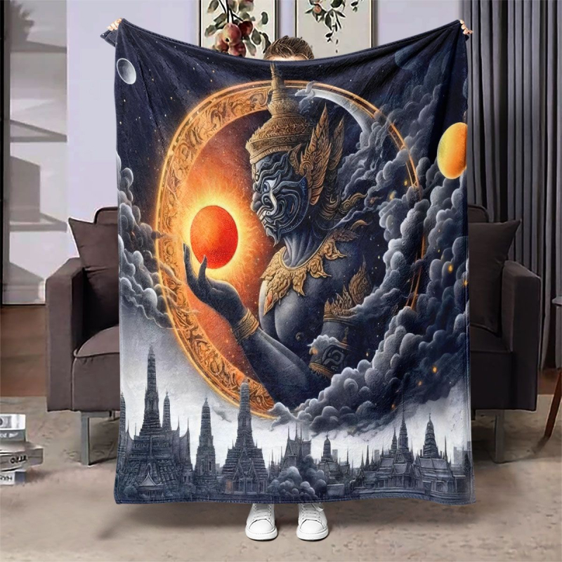 Kiaulės žmogaus madingas raštuotas flanelinis antklodė svetainės antklodė miegamojo antklodė oro kondicionieriaus antklodė miela nešiojama antklodė