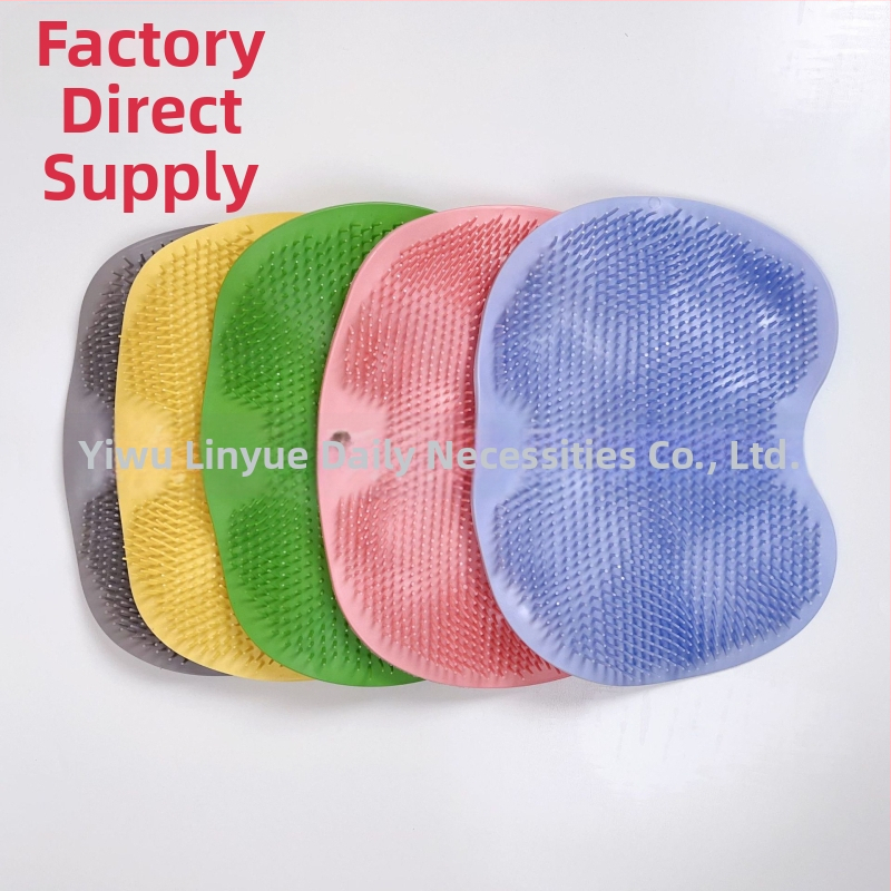 Neslystantis silikoninis pėdų trynimo artefaktas, tinginio nugaros trynimo pagalvėlė voniai, siurbimo taurelė, stipri nugaros valymo vonios sienų plovimo pagalvėlė