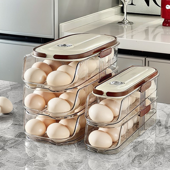 Kiaušinių laikymo dėžė, šaldytuvo šoninės durys, kiaušinių laikymo dėžė, kiaušinių volelis, virtuvės kiaušinių ridenimo lentynėlė, kiaušinių volelis, dėžutė