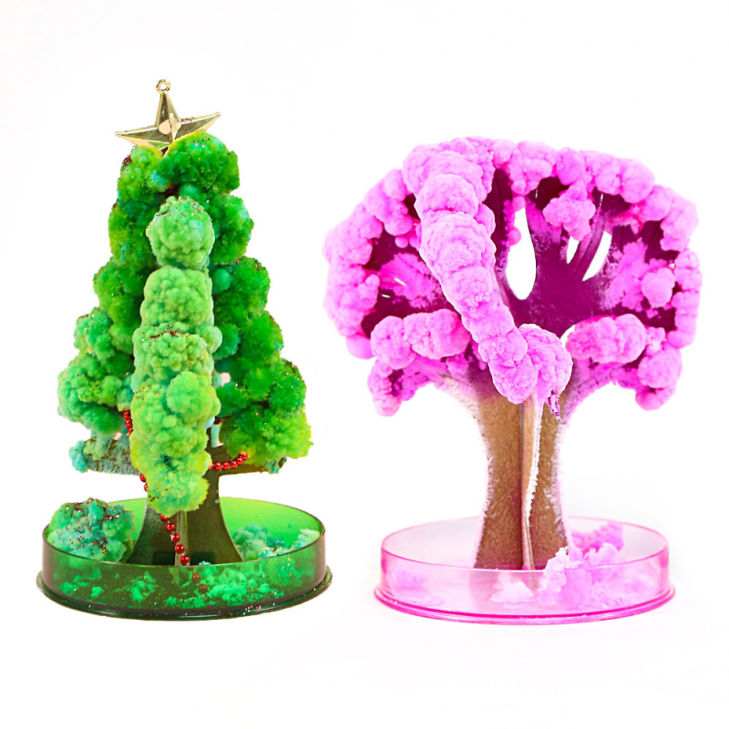 Tarpvalstybinis popierinių eglutės žydinčių vaikų „pasidaryk pats“ magiško augimo krištolinių eglutės žaislų, spalvotų Kalėdų eglučių gamintojų didmeninė prekyba tiekėjas