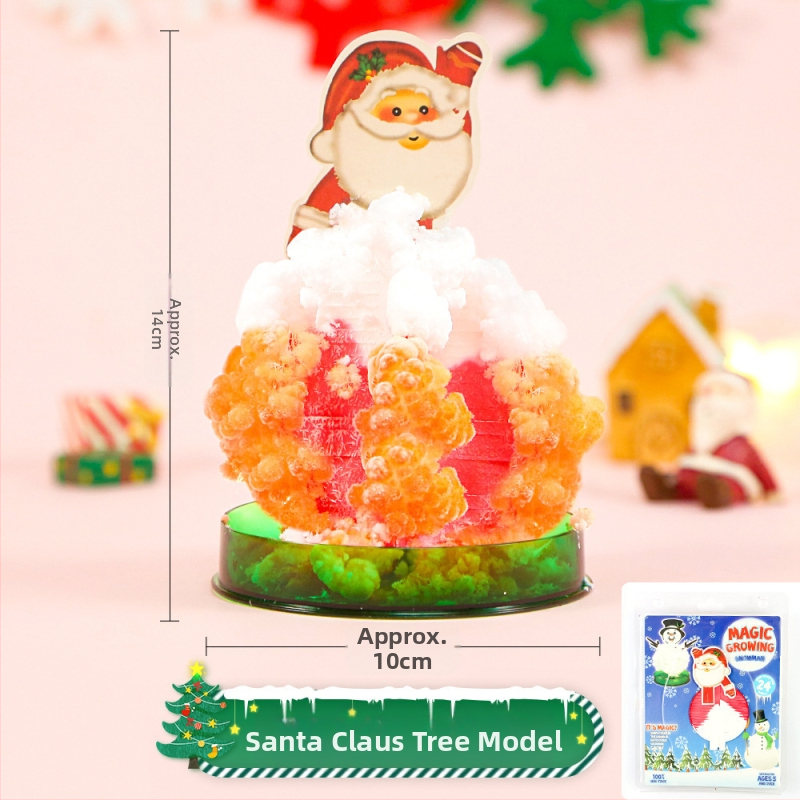 Tarpvalstybinis popierinių eglutės žydinčių vaikų „pasidaryk pats“ magiško augimo krištolinių eglutės žaislų, spalvotų Kalėdų eglučių gamintojų didmeninė prekyba tiekėjas