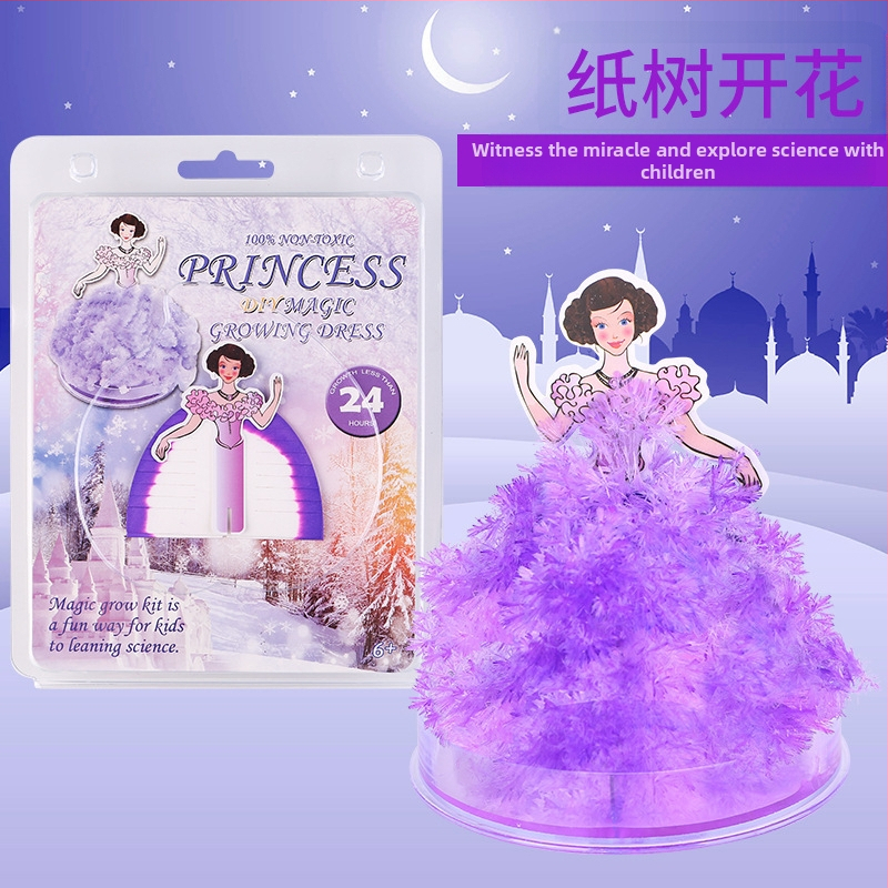 Tarpvalstybinis popierinių eglutės žydinčių vaikų „pasidaryk pats“ magiško augimo krištolinių eglutės žaislų, spalvotų Kalėdų eglučių gamintojų didmeninė prekyba tiekėjas