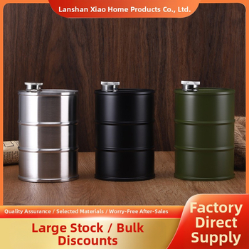 Nauja 304 nerūdijančio plieno didelės talpos nešiojama aliejaus statinė vyno lauko laipiojimo logotipas vyno indai