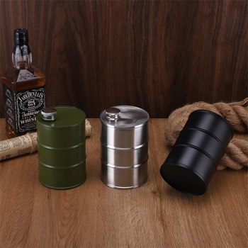 Nauja 304 nerūdijančio plieno didelės talpos nešiojama aliejaus statinė vyno lauko laipiojimo logotipas vyno indai