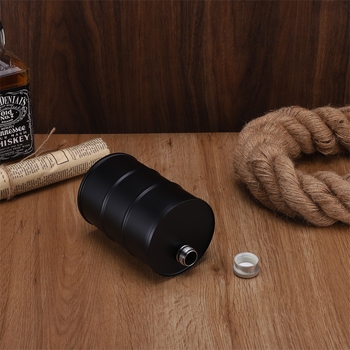 Nauja 304 nerūdijančio plieno didelės talpos nešiojama aliejaus statinė vyno lauko laipiojimo logotipas vyno indai