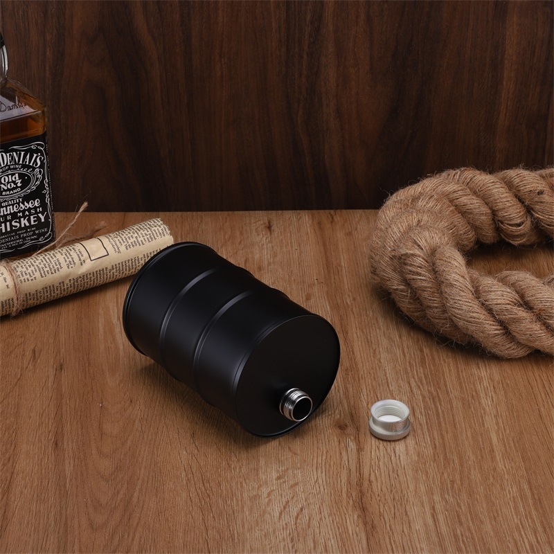 Nauja 304 nerūdijančio plieno didelės talpos nešiojama aliejaus statinė vyno lauko laipiojimo logotipas vyno indai