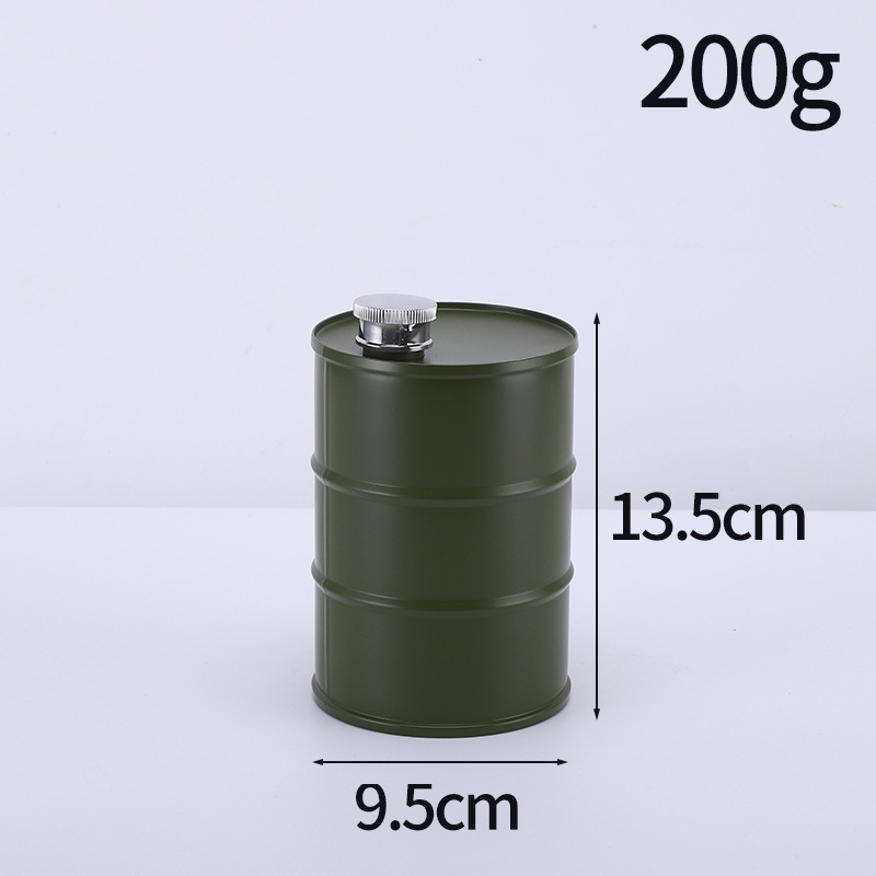 Nauja 304 nerūdijančio plieno didelės talpos nešiojama aliejaus statinė vyno lauko laipiojimo logotipas vyno indai