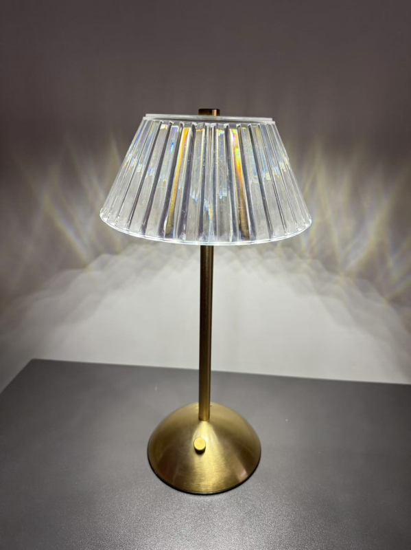 Vrhunska stolna lampa za spavaću sobu, noćna lampa, luksuzna noćna lampa za glavnu spavaću sobu, punjiva noćna lampa, kristalna retro atmosferska lampa