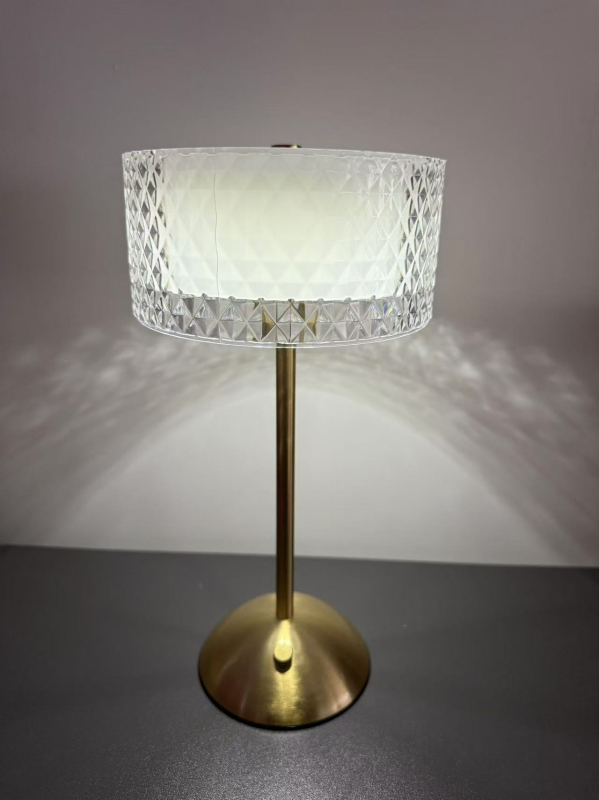 Vrhunska stolna lampa za spavaću sobu, noćna lampa, luksuzna noćna lampa za glavnu spavaću sobu, punjiva noćna lampa, kristalna retro atmosferska lampa