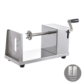 Komercinis nerūdijančio plieno bulvių bokštas Mašina Rankinis bulvių bokštas Bulvių pjaustyklė bulvių traškučių mašina Bulvių mašina Cikloninė bulvių mašina