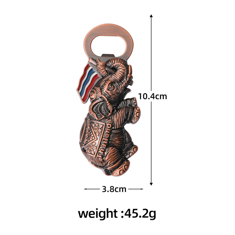 Raktáron határokon átnyúló Thaiföld Egyesült Államok Mianmar hűtőszekrény matrica sörnyitó cinkötvözet személyre szabott utazási emlékajándék sörnyitó