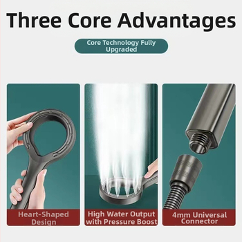 Slėginis meilės dušo galvutės maudymosi dušas namams Dušo kostiumas Dušo galvutė Slėginis rankinis dušas