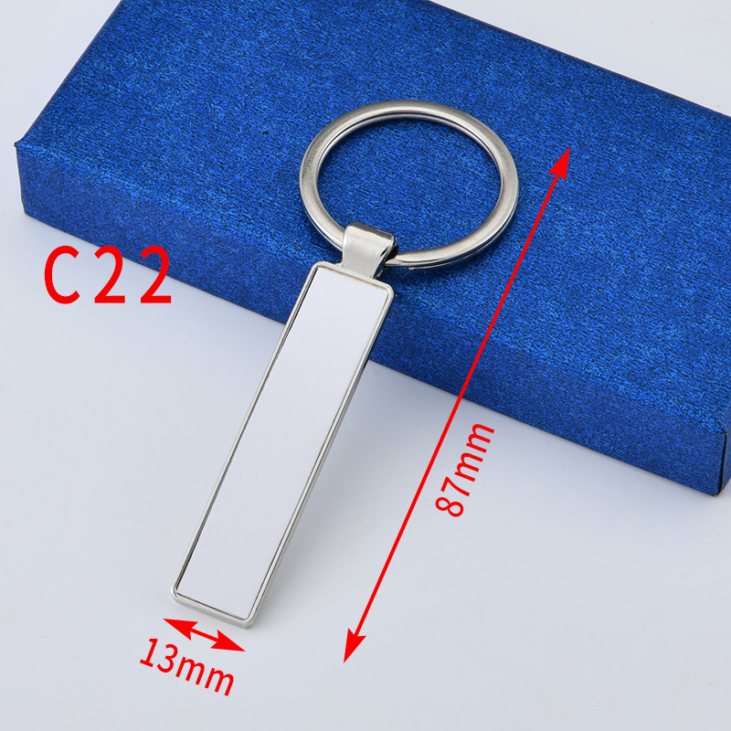 Metallist pudeliavaja võtmehoidja termoülekande võtmehoidja sublimatsiooniga võtmehoidja termoülekande tarbekaubad isetegemise toorik