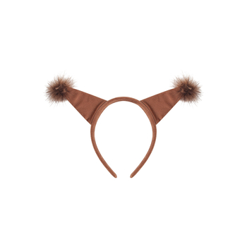 Naujas voverės galvos juostos kostiumas Helovinas Velykų gyvūnų galvos juosta Vaikams Animacinis mielas pliušinis kamuoliukas Galvos apdangalas