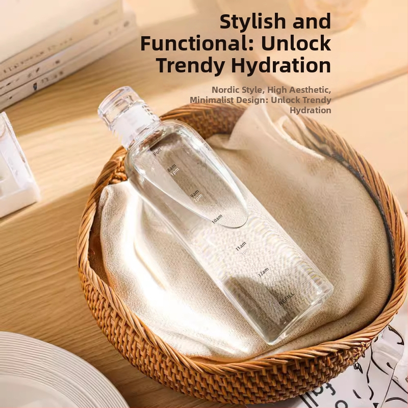 Високотемпературна обикновена чаша за вода с кантар, универсална чаша за чай и пиене, домакинска дамска стъклена чаша, чаша от високо боросиликатно стъкло