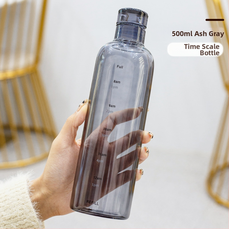 Aukštai temperatūrai atsparus paprastas vandens puodelis su svarstyklėmis, universalus arbatos ir gėrimo puodelis, buitinis moteriškas stiklinis puodelis, didelio borosilikatinio stiklo puodelis