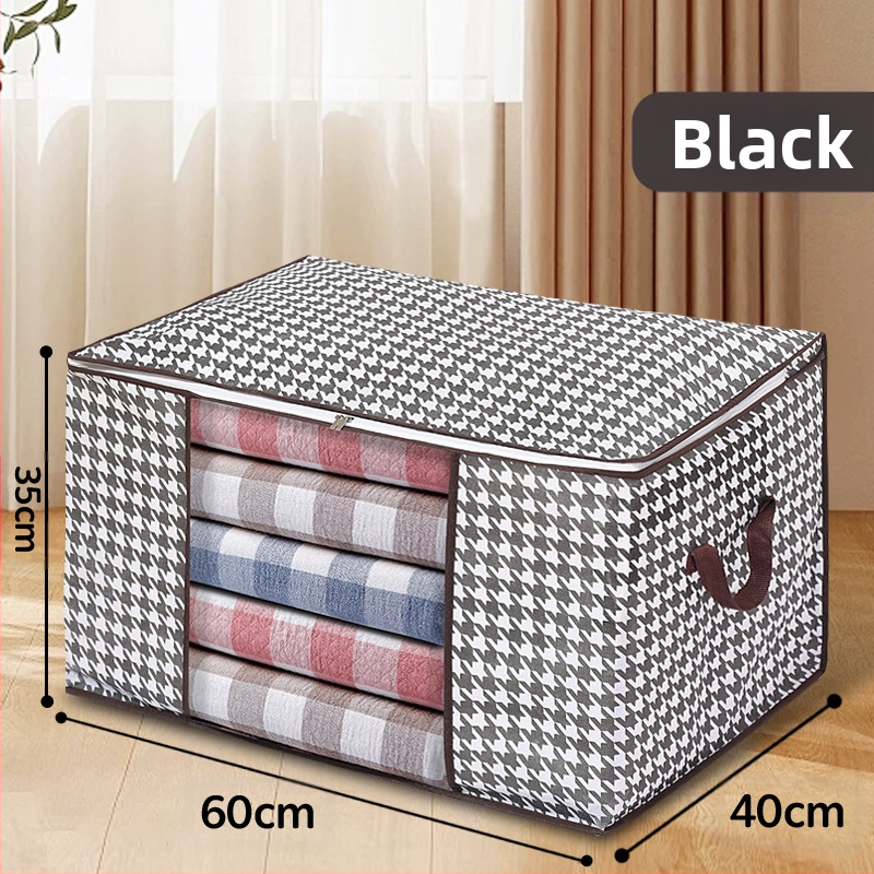 Houndstooth-kujuline hoiukott majapidamisriiete jaoks, sulejopede hoiukott, muu korraldus, kolimispagasi kott, reisiladu