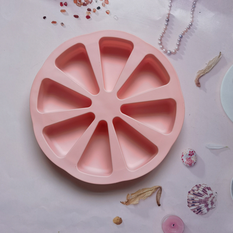 8-частична форма за торта Scone 377 силиконова форма за мус торта, тесто за желе, тарт, форма за хляб, инструмент за печене