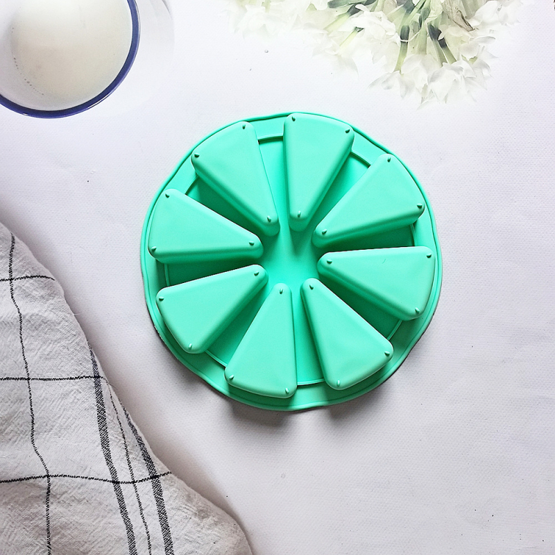 8-частична форма за торта Scone 377 силиконова форма за мус торта, тесто за желе, тарт, форма за хляб, инструмент за печене