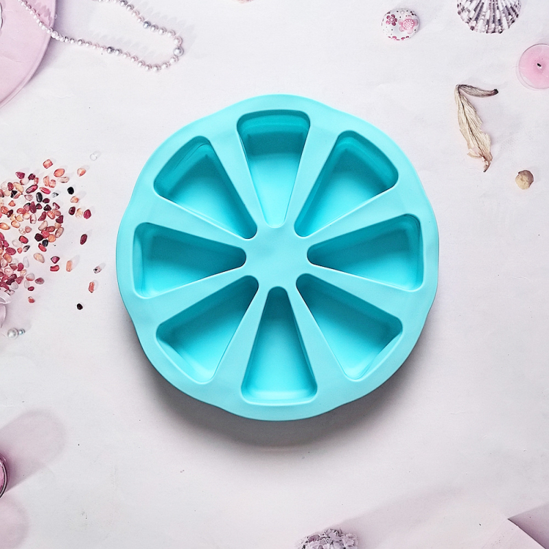 8-частична форма за торта Scone 377 силиконова форма за мус торта, тесто за желе, тарт, форма за хляб, инструмент за печене