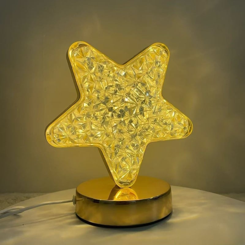 Tarpvalstybinis kūrybinis akrilinis tako stalo šviestuvas, liečiamas, trijų spalvų, kintamos šviesos, tinkantis miegamajam, svetainei, darbo kambariui