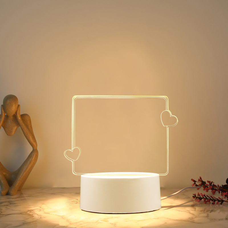 Tarpvalstybinis kūrybinis akrilinis tako stalo šviestuvas, liečiamas, trijų spalvų, kintamos šviesos, tinkantis miegamajam, svetainei, darbo kambariui