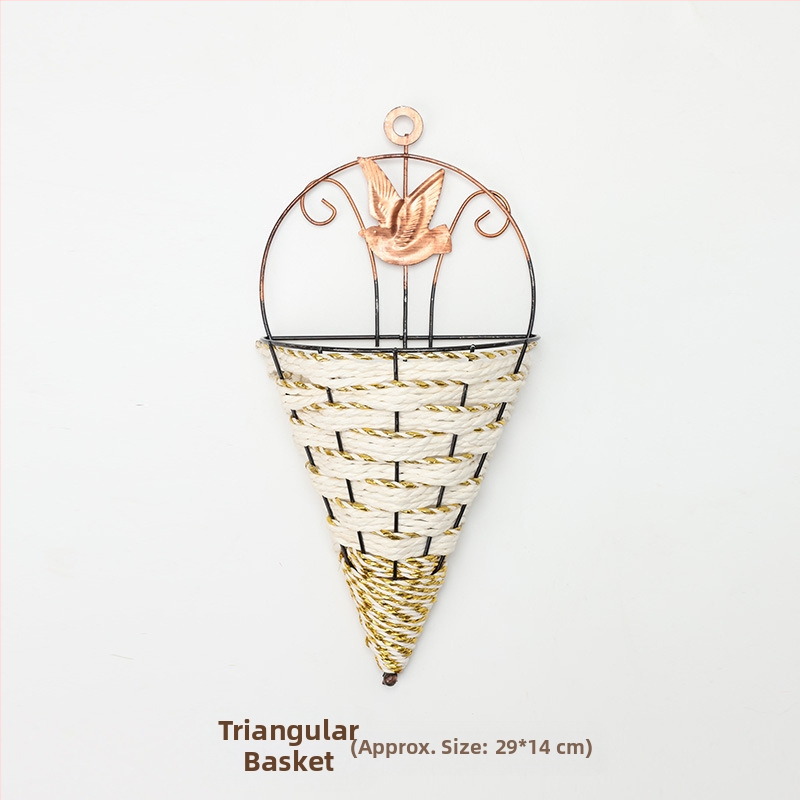 Dirbtinė violetinė sieninė pakabinama gėlių namų sienų dekoracija balkonas tvora pakabinamas krepšelis vestuvėms netikra gėlė rotangas