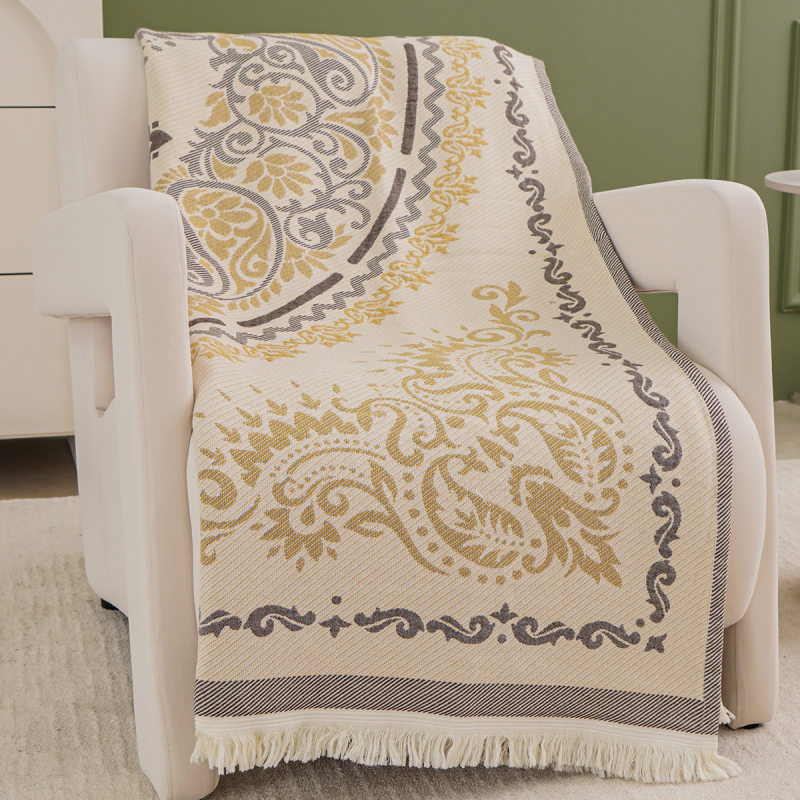 Tarpvalstybinis grynos medvilnės kutais margintas marlės rankšluostis, grynos medvilnės pynių užvalkalas, viengulė dvigulė lova, daugiafunkcis sofos marlės užklotas, antklodė