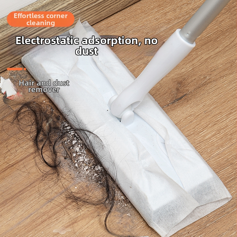 30 броя кърпи за електростатично отстраняване на прах от пода, суха кърпа за еднократна употреба, домакински почистващи препарати за почистване на коса и прах, без пране