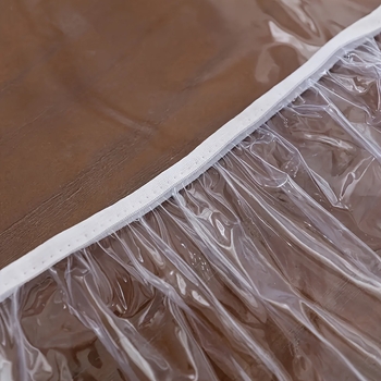 Amazoni populaarne PVC läbipaistev elastne laudlina ümmargune elastne lauakate, elastne lauakate veekindel ja õlikindel laud