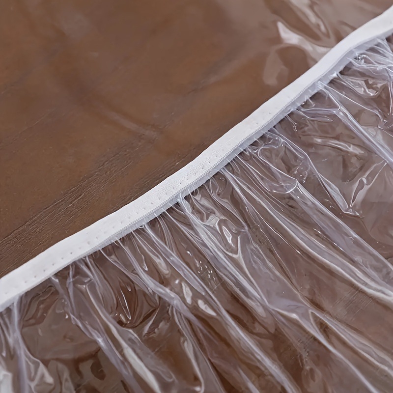 Amazoni populaarne PVC läbipaistev elastne laudlina ümmargune elastne lauakate, elastne lauakate veekindel ja õlikindel laud