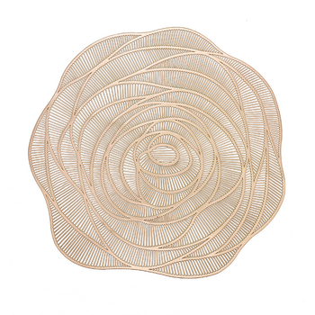 Amazon Hot Selling alátét Valentin-napi rózsa alátét piros dekoratív asztali alátét határokon átnyúló alátét gyárilag