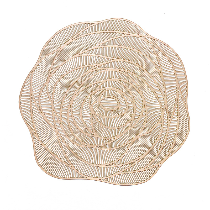 Amazon Hot Selling alátét Valentin-napi rózsa alátét piros dekoratív asztali alátét határokon átnyúló alátét gyárilag