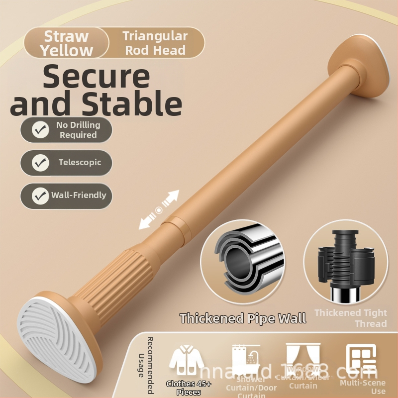 Mulgustamata teleskoopvardaga riidekuivatusvarras Naelteta riidepuu Roostevabast terasest kardinapuu riputusvarras Uksekardin Garderoobi tugivarras Dušikardina varras