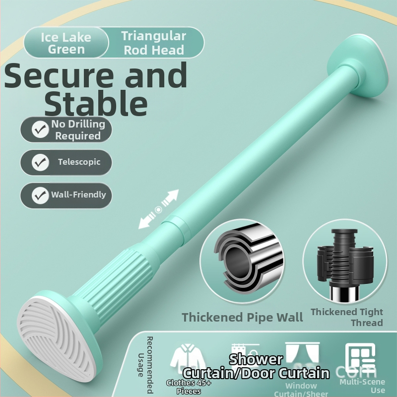 Mulgustamata teleskoopvardaga riidekuivatusvarras Naelteta riidepuu Roostevabast terasest kardinapuu riputusvarras Uksekardin Garderoobi tugivarras Dušikardina varras