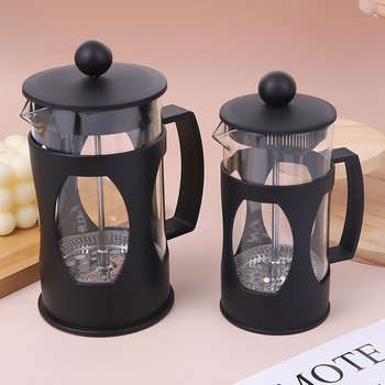 Amerikietiškas kavos virimo aparatas su dideliu borosilikatinio stiklo kiekiu nešiojamas buitinis arbatinukas arbatos virimo aparatas deimanto formos prancūziškas presas prancūziškas presas