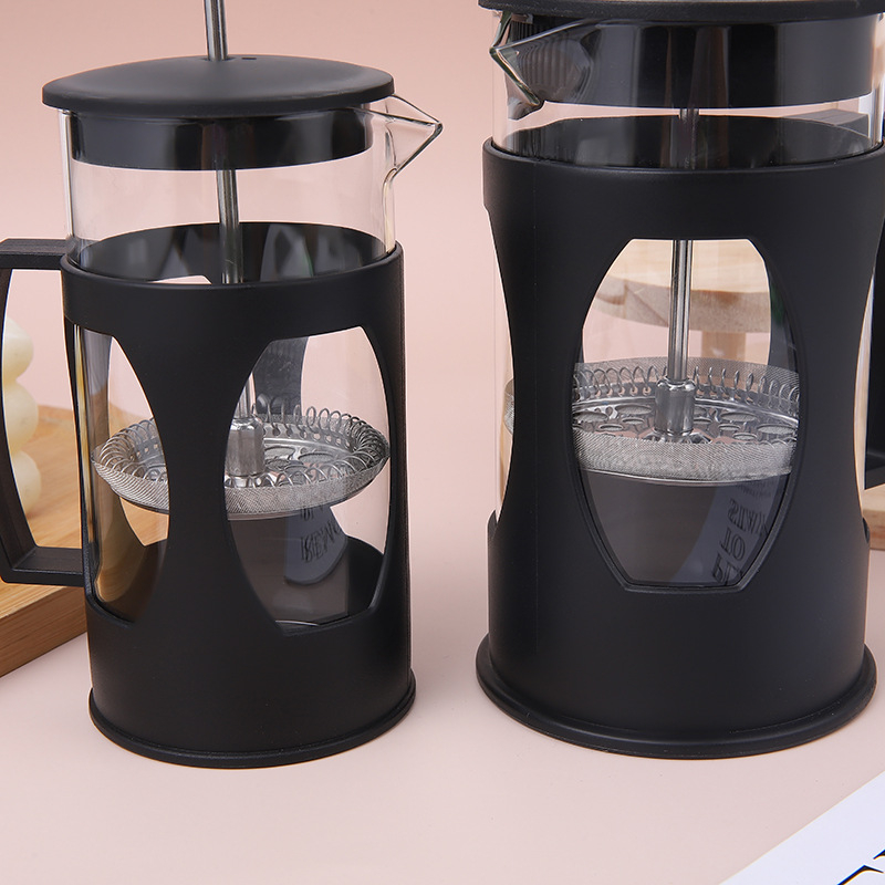 Amerikietiškas kavos virimo aparatas su dideliu borosilikatinio stiklo kiekiu nešiojamas buitinis arbatinukas arbatos virimo aparatas deimanto formos prancūziškas presas prancūziškas presas