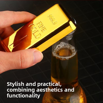 Νέα δημιουργική προσομοίωση ανοιχτηριού μπουκαλιών χρυσό ανοιχτήρι κονσερβών από ανοξείδωτο ατσάλι ανοιχτήρι μπουκαλιών μπύρας ανοιχτήρι κρασιού χονδρικής