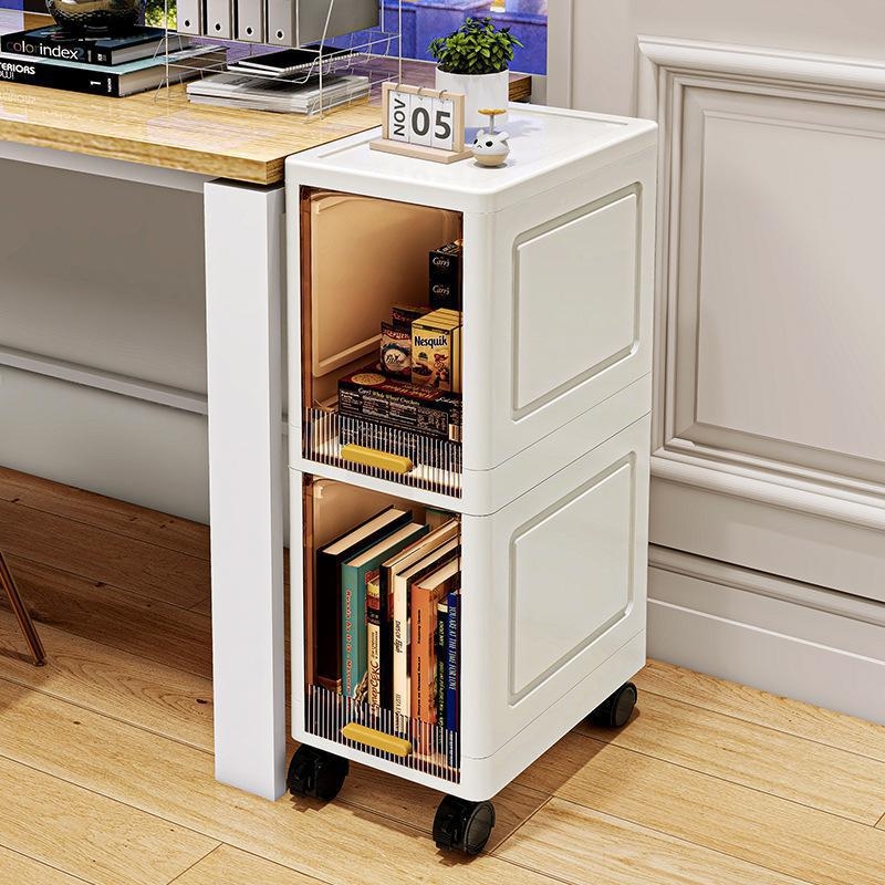 Piiriülene lünkade hoiukapp elutoa beebimänguasjade suupistete mitmekihiline kapp riiete hoiukapp kodu tolmukindel hoiuriiul