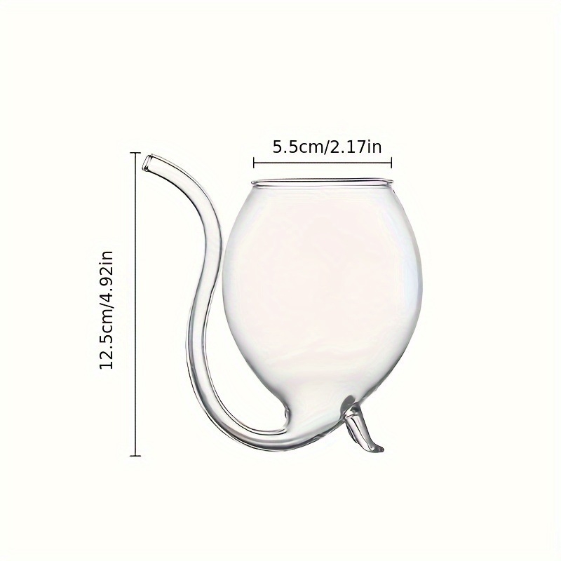 Radoša vampīra šāviena glāze Ziemeļvalstu stila piesūcekņa molekulārā kokteiļa glāze ar snīpi vīna glāze