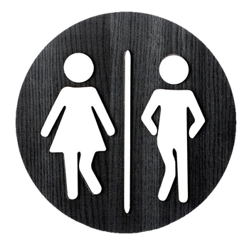 Πινακίδες τουαλέτας για αγόρια και κορίτσια, δημιουργικές ξύλινες πινακίδες τουαλέτας, απευθείας προμήθεια από εργοστάσιο ξύλινων πινακίδων τουαλέτας